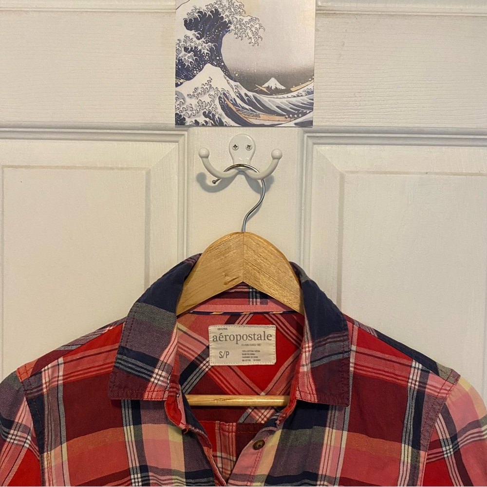 Aeropostale Red Plaid Shirt - Small